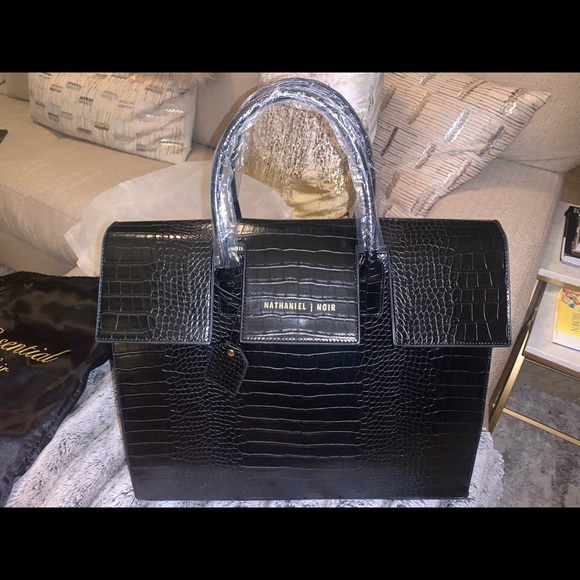 Nathaniel Noir Presidential Jumbo Handbag - Picture 1 of 16